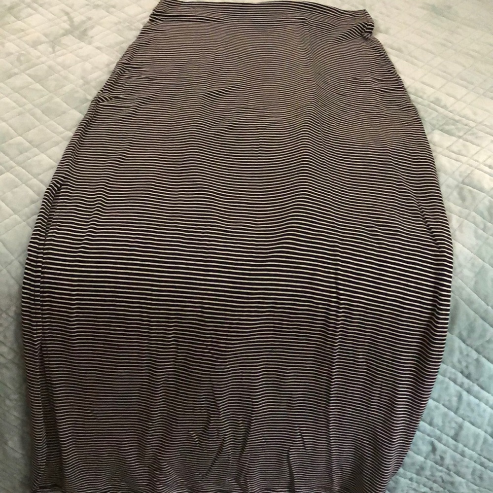Black & White Maxi Skirt